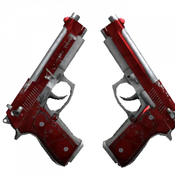 Dual Berettas | Hemoglobin (Field-Tested)