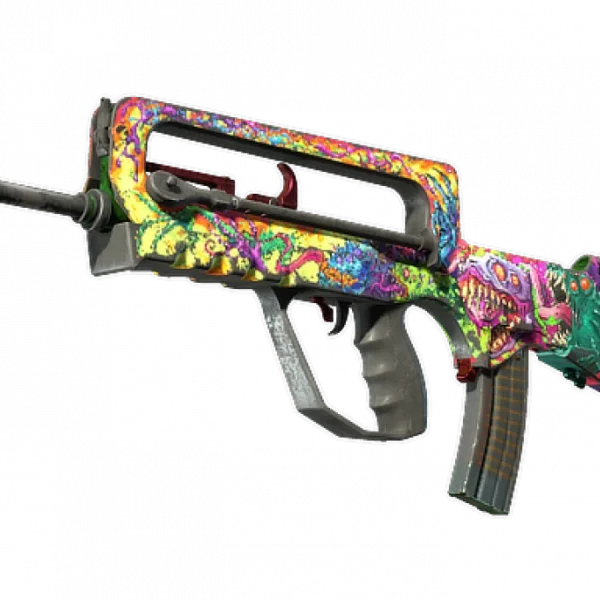 FAMAS | Bad Trip (Battle-Scarred)