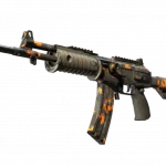 Galil AR | Orange DDPAT (Well-Worn)