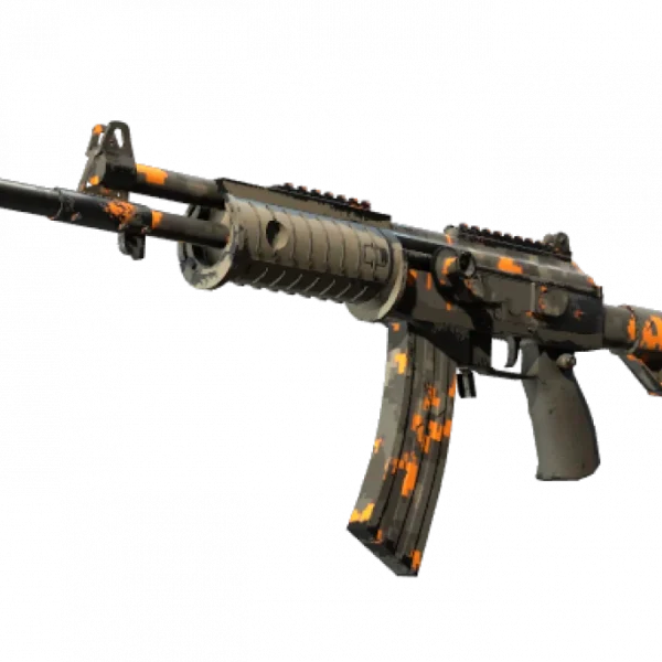 Galil AR | Orange DDPAT (Well-Worn)