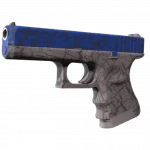 Glock-18 | Blue Fissure (Minimal Wear)