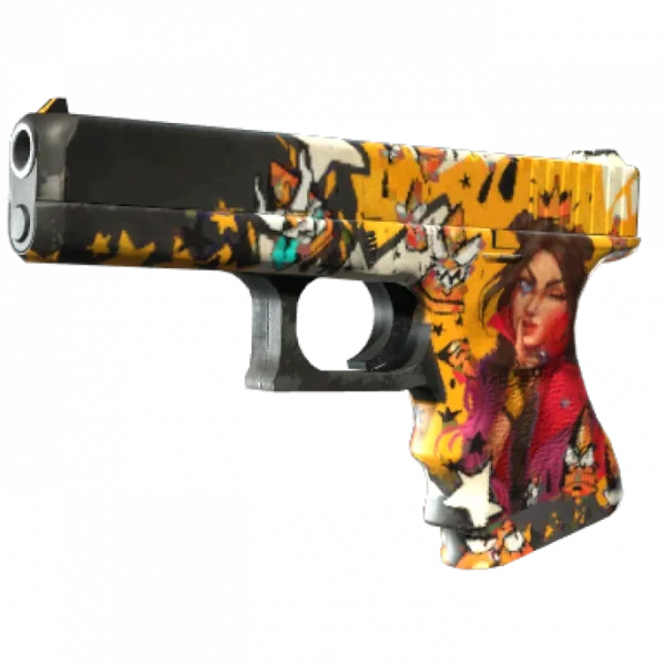 Glock-18 | Bullet Queen (Well-Worn)