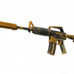 M4A1-S | Golden Coil (Battle-Scarred)