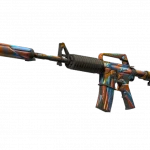 M4A1-S | Leaded Glass (Well-Worn)