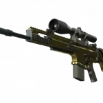 SCAR-20 | Brass (Field-Tested)