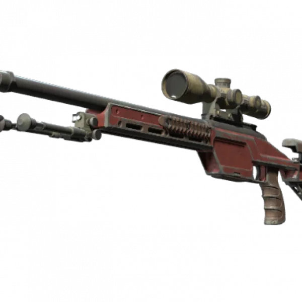 SSG 08 | Red Stone (Battle-Scarred)