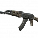 Souvenir AK-47 | Black Laminate (Battle-Scarred)