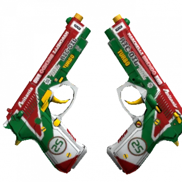 Souvenir Dual Berettas | Twin Turbo (Field-Tested)