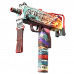 Souvenir MAC-10 | Derailment (Minimal Wear)