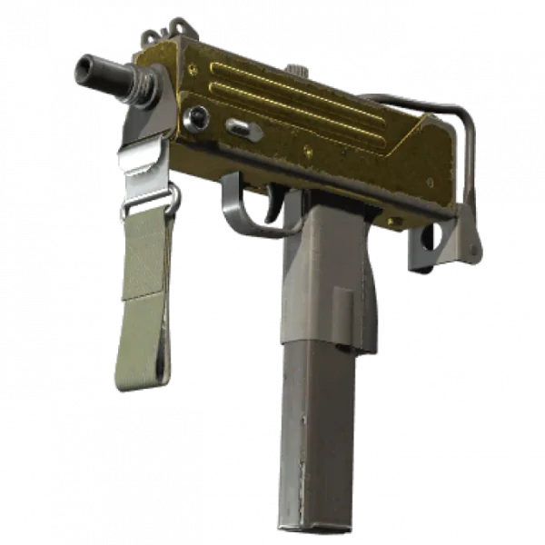 Souvenir MAC-10 | Gold Brick (Battle-Scarred)