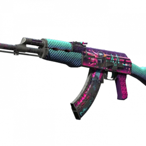 StatTrak™ AK-47 | Neon Rider (Battle-Scarred)