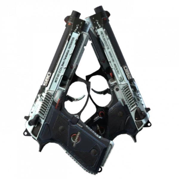 StatTrak™ Dual Berettas | Dezastre (Minimal Wear)