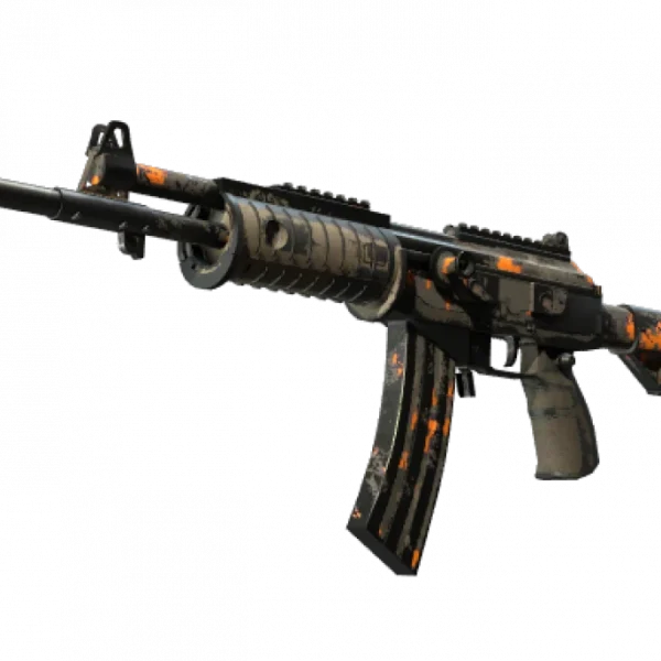 StatTrak™ Galil AR | Orange DDPAT (Battle-Scarred)