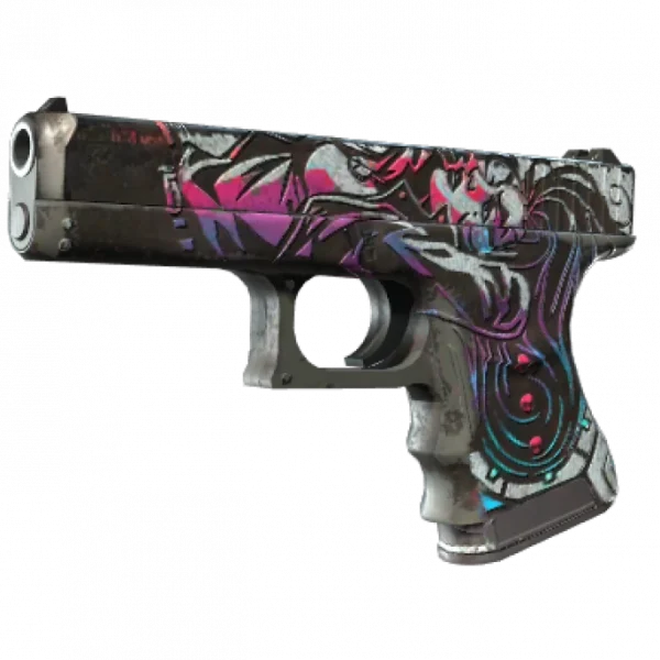 StatTrak™ Glock-18 | Neo-Noir (Battle-Scarred)