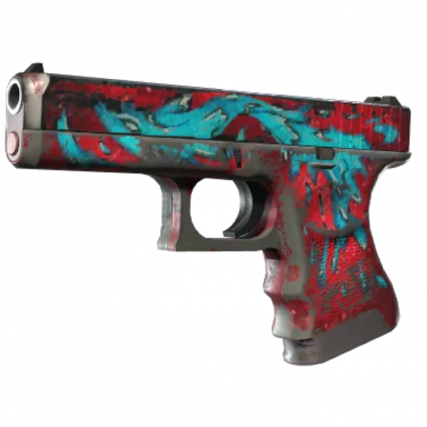 StatTrak™ Glock-18 | Water Elemental (Battle-Scarred)