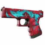 StatTrak™ Glock-18 | Water Elemental (Minimal Wear)