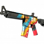 StatTrak™ M4A4 | Cyber Security (Well-Worn)