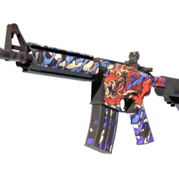 StatTrak™ M4A4 | 龍王 (Dragon King) (Well-Worn)