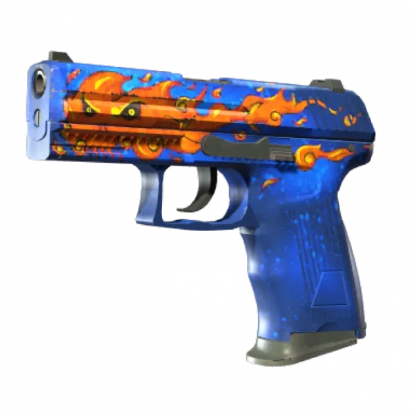 StatTrak™ P2000 | Fire Elemental (Minimal Wear)