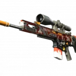 StatTrak™ SCAR-20 | Bloodsport (Minimal Wear)