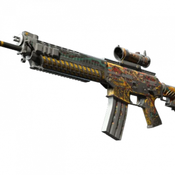 StatTrak™ SG 553 | Colony IV (Battle-Scarred)