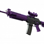 StatTrak™ SG 553 | Ultraviolet (Minimal Wear)