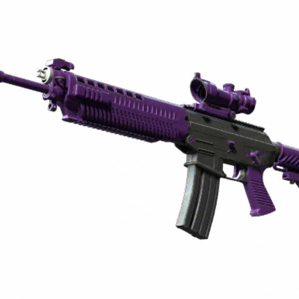 StatTrak™ SG 553 | Ultraviolet (Well-Worn)