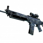 StatTrak™ SG 553 | Wave Spray (Well-Worn)