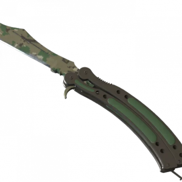 ★ Butterfly Knife | Forest DDPAT (Well-Worn)