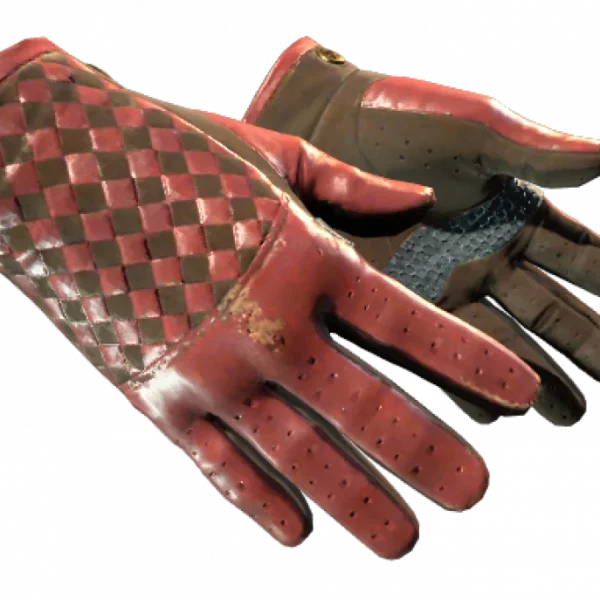 ★ Driver Gloves | Crimson Weave (Well-Worn)