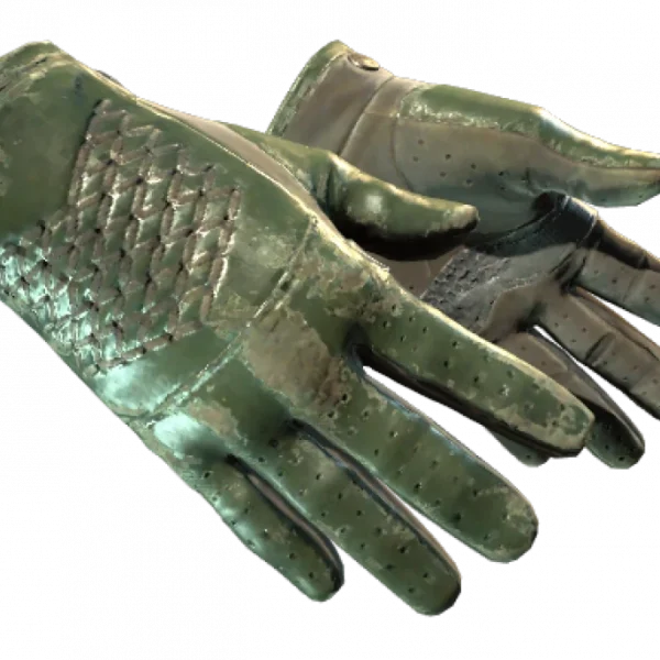★ Driver Gloves | Racing Green (Battle-Scarred)
