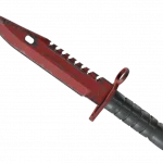 ★ M9 Bayonet | Crimson Web (Well-Worn)