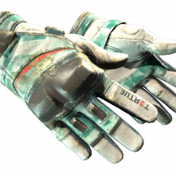 ★ Moto Gloves | Spearmint (Battle-Scarred)