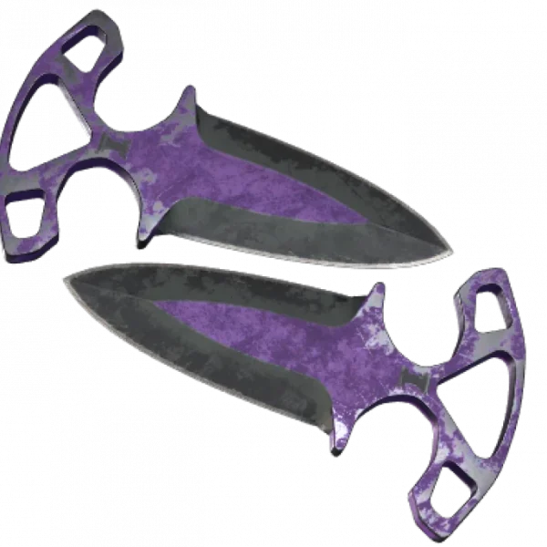 ★ Shadow Daggers | Ultraviolet (Battle-Scarred)