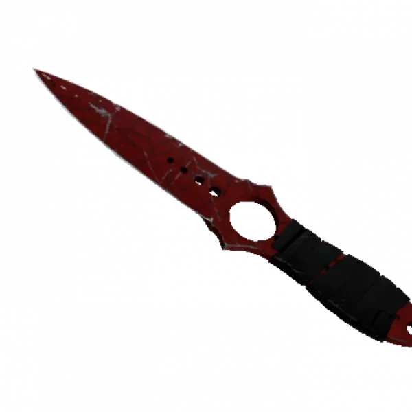 ★ Skeleton Knife | Crimson Web (Battle-Scarred)