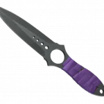 ★ Skeleton Knife | Ultraviolet (Well-Worn)