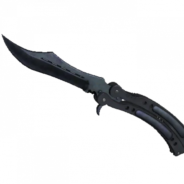 ★ StatTrak™ Butterfly Knife | Blue Steel (Field-Tested)