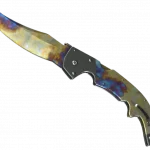 ★ StatTrak™ Falchion Knife | Case Hardened (Well-Worn)