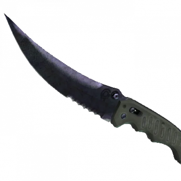 ★ StatTrak™ Flip Knife | Blue Steel (Battle-Scarred)