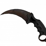 ★ StatTrak™ Karambit | Rust Coat (Battle-Scarred)