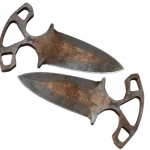 ★ StatTrak™ Shadow Daggers | Rust Coat (Battle-Scarred)