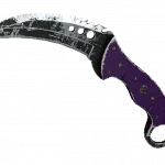 ★ StatTrak™ Talon Knife | Ultraviolet (Battle-Scarred)