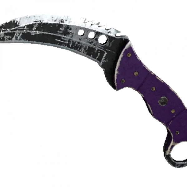 ★ StatTrak™ Talon Knife | Ultraviolet (Battle-Scarred)
