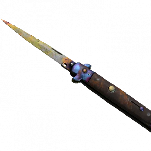 ★ Stiletto Knife | Case Hardened (Field-Tested)