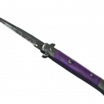★ Stiletto Knife | Ultraviolet (Battle-Scarred)