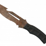 ★ Survival Knife | Rust Coat (Battle-Scarred)