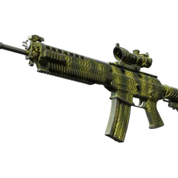 Souvenir SG 553 | Gator Mesh (Well-Worn)