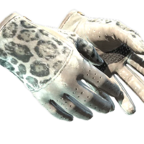 ★ Driver Gloves | Snow Leopard (Well-Worn)