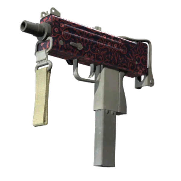 MAC-10 | Red Filigree (Minimal Wear)