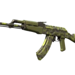 Souvenir AK-47 | Olive Polycam (Minimal Wear)
